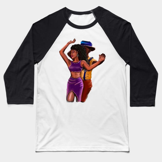 Salsa dancing couple 3 - the top 100 gifts ideas for lovers of Salsa Baseball T-Shirt by Artonmytee